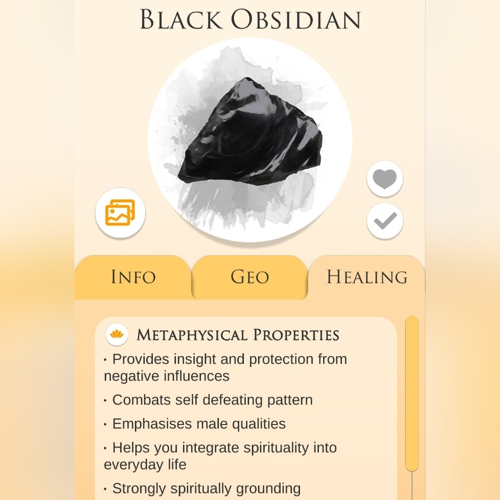 Gold Sheen Black Obsidian Crystal Skull Carving - Picture 11 of 12